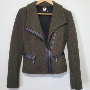 Alberto Makali Leather Trim Size S Jacket
